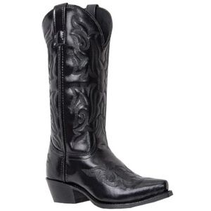 Black Vintage Cowboy Boots